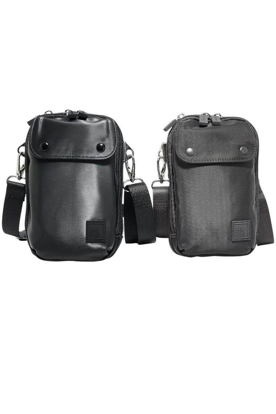 IHKWIP 2-Pack Everyday Essentials Crossbody Mtlc Blck/Char
